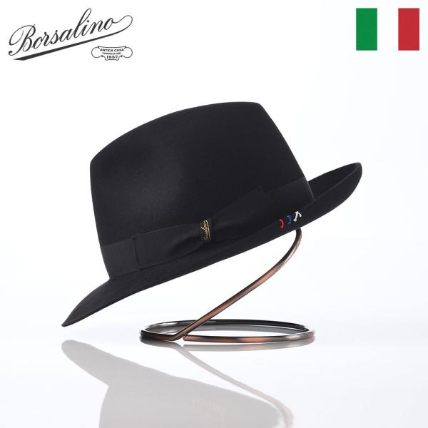 Borsalino 帽子 父の日 中折れハット フェルト帽 秋 冬 メンズ ブランド Alessan...