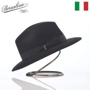 Borsalino（ボルサリーノ） 帽子 中折れハット フェルト帽 秋 冬