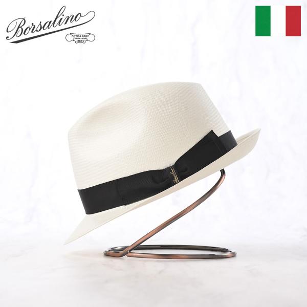 Borsalino ボルサリーノ パナマ帽 中折れハット メンズ 父の日 紳士帽 ブランド Pana...