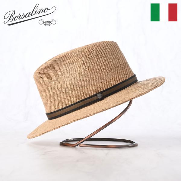 Borsalino ハット 帽子 メンズ レディース 春夏 Rafia crochet fine 1...