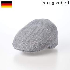 [父の日セール]bugatti ブガッティ ハンチング帽 帽子 父の日 春 夏 キャップ cap メンズ レディース Linen Hunting（リネンハンチング） 629113 グレー｜homeroortega