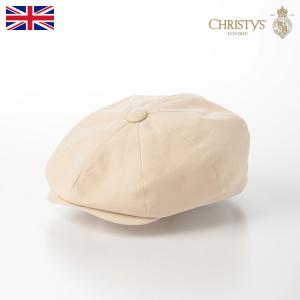 [父の日セール]CHRISTYS' LONDON 帽子 父の日 キャスケット帽 ハンチング帽 春 夏 キャップ CAP メンズ ブランド Linen Blend Baker Boy バターミルク｜homeroortega