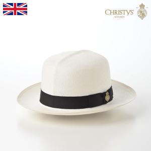 CHRISTYS' LONDON パナマ帽 パナマハット 春 夏 メンズ 父の日 カジュアル おしゃれ ブランド Optimo Superfine（オプティモ スーパーファイン） ホワイト｜homeroortega