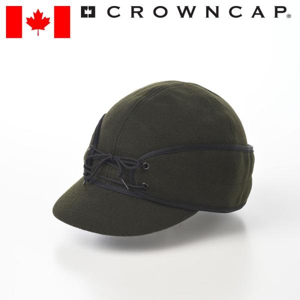 帽子 キャップ メンズ 大きいサイズ 秋 冬 紳士帽 耳当て付き CROWNCAP クラシック レー...