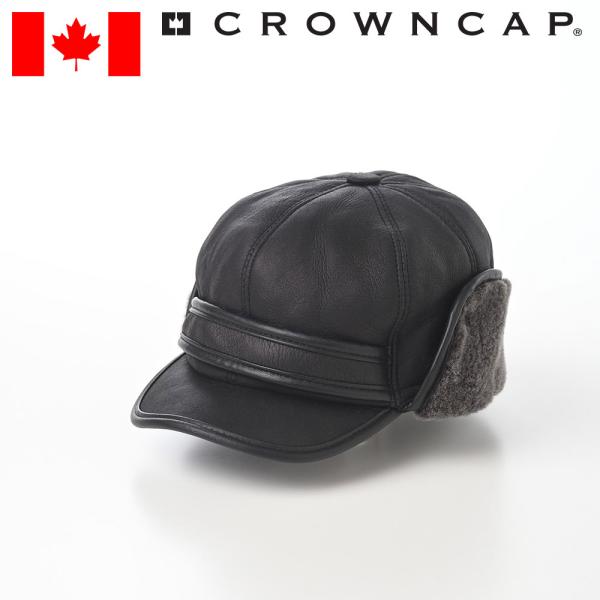 帽子 キャップ メンズ 秋 冬 紳士帽 耳当て付き CROWNCAP Renfrew(レンフルー) ...