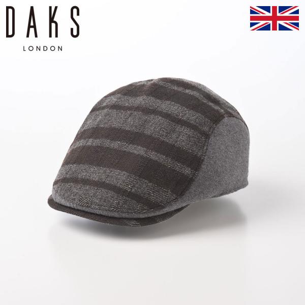 DAKS ハンチング帽 キャップ メンズ 大きいサイズ 帽子 秋冬 暖か 日本製 Hunting S...