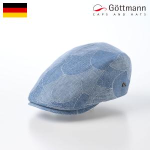Gottmann ハンチング帽 帽子 父の日 メンズ レディース キャップ CAP 春 夏 大きいサイズ Jackson Linen（ジャクソン リネン） G2638556 ライトブルー｜homeroortega