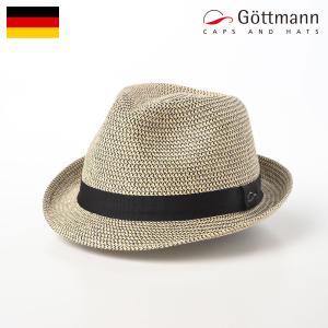Gottmann 中折れハット ストローハット 帽子 父の日 メンズ レディース 春 夏 シンプル Onyx Paperhat(オニキス ペーパーハット) G29722177 ブラック｜homeroortega