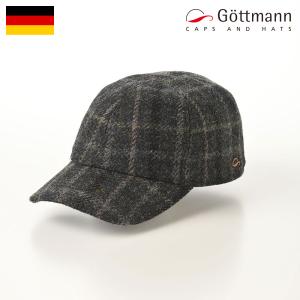 Gottmann ゴットマン 帽子 父の日 メンズ レディース ブランド Monaco Harris Tweed（モナコ ハリスツイード） G1407511 グレーグリーン｜homeroortega