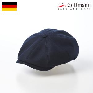 Gottmann ゴットマン 帽子 父の日 キャスケット帽 秋 冬 メンズ レディース ブランド Kingston Cashmere（キングストン カシミヤ） G2333507 ネイビー｜homeroortega