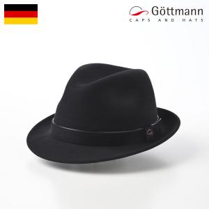 Gottmann ゴットマン 帽子 父の日 メンズ レディース ブランド Trilby Wool Hat（トリルビー ウールハット） G12287 ブラック｜homeroortega