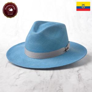 中折れハット パナマハット メンズ 春 夏 パナマ帽子 エクアドル製 HomeroOrtega Jungla Azul Antique（ジャングルアズールアンティーク） 父の日ギフト｜homeroortega