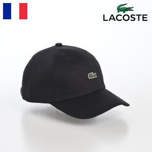 LACOSTE キャップ CAP 帽子 メンズ レディース 春夏秋冬 ラコステ BASIC COTTON CAP（ベーシックコットンキャップ） L1279 ブラック｜homeroortega