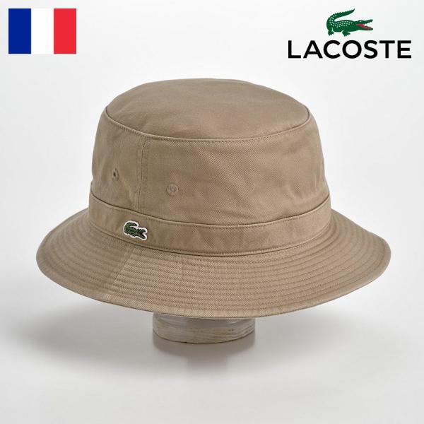 LACOSTE バケットハット 帽子 メンズ レディース ユニセックス 春夏秋冬 シンプル おしゃれ...