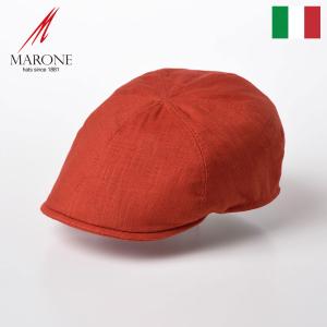 SALE 20%OFF MARONE ハンチング帽 メンズ 父の日 春 夏 大きいサイズ カジュアル 紫外線 UV対策 Detroit Linen（デトロイト リネン）CT666 オレンジ｜homeroortega