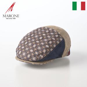 [父の日セール]MARONE ハンチング帽 メンズ レディース 春 夏 帽子 CAP 大きいサイズ Parigi Etnico（パリギ エスニコ） CT777 ブラウン｜homeroortega