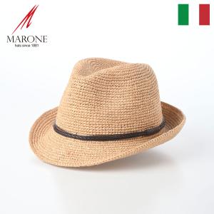 MARONE ラフィアハット 春夏 帽子 メンズ レディース Raffia Fine 84325 ナチュラル