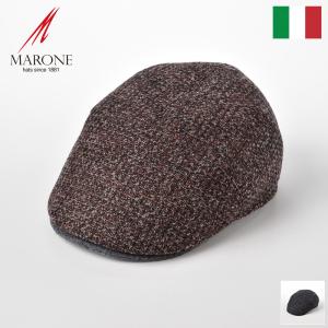 マローネ メンズ ハンチング帽子 秋 冬 イタリア製 キャップ 大きいサイズ ワンパネルベレット BT867 ギフト プレゼント