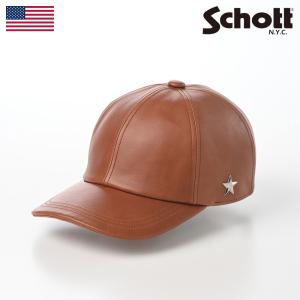 Schott N.Y.C（ショット） Schott ONE STAR LEATHER CASQUETTE(ワン