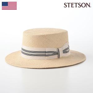 STETSON パナマハット カンカン帽 メンズ レディース 春 夏 大きいサイズ TIKI PANAMA BOTER HAT（ティキ パナマボーターハット）SE652 ナチュラル｜homeroortega