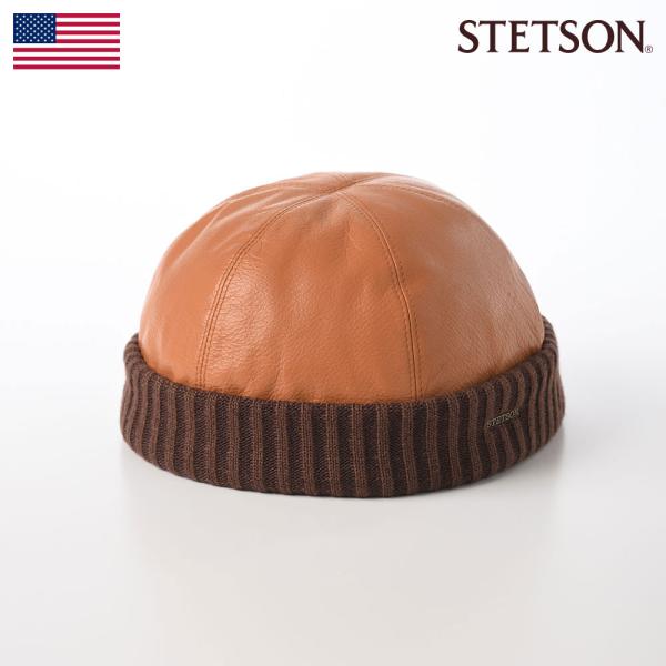 STETSON ステットソン 帽子 父の日 メンズ レディース LEATHER ROLL CAP（レ...