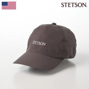 STETSON ステットソン 帽子 父の日 メンズ レディース COOL DOTS CAP（クールドッツキャップ）SE711 ブラウン｜homeroortega