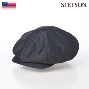 STETSON ステットソン 帽子 メンズ レディース DENIM CASQUETTE（デニム キャスケット）SE723 ネイビー｜homeroortega