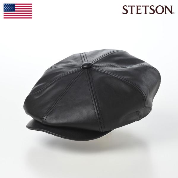 STETSON ステットソン 帽子 父の日 メンズ レディース LEATHER CASQUETTE（...