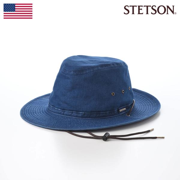 STETSON ハット メンズ 父の日 COOL MAX DENIM HAT（クールマックス デニム...