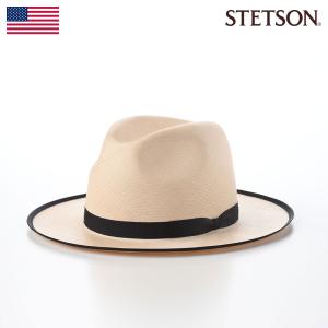 STETSON 帽子 父の日 中折れハット ストローハット メンズ 春 夏 麦わら帽 大きいサイズ ステットソン BUNTAL HAT（ブンタール ハット） SE769 ナチュラル｜homeroortega