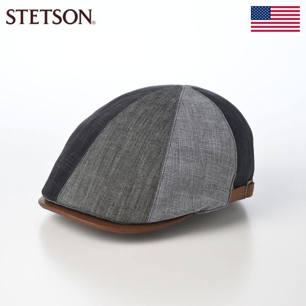 STETSON ハンチング帽 帽子 メンズ レディース 通年 LINEN PATCHWORK HUN...