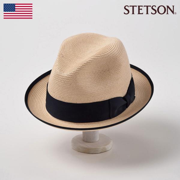 ステットソン メンズ ストローハット ブレードハット 帽子 レディース 春夏 VICEROY(バイス...