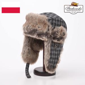 フライトキャップ KASZKIET ハリスツイード メンズ レディース 秋冬