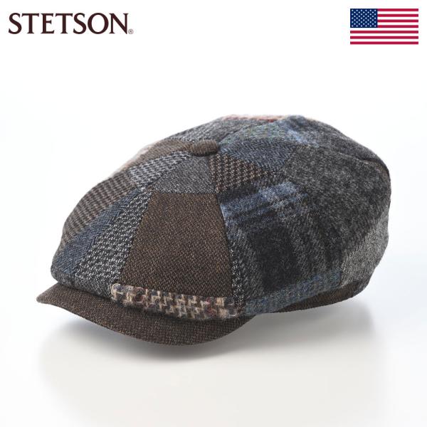 STETSON ハンチング 帽子 メンズ レディース 通年 PATCHWORK CASHUNTING...