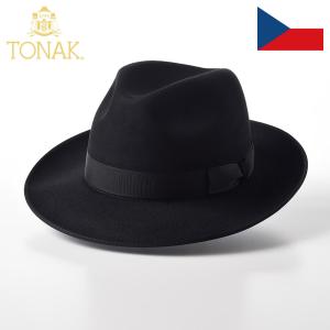 TONAK（トナック） ラビットファーフェルトハット 中折れハット メンズ