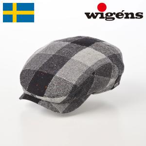 wigens 帽子 父の日 メンズ レディース Ivy Contemporary Cap Patchwork Tweed(アイビー コンテンポラリーキャップ パッチワークツイード)W101740 グレー｜homeroortega