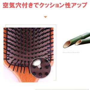 ヘアブラシ 頭皮マッサージ ヘアケア パドルブ...の詳細画像4