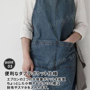 デニム エプロン おしゃれ 北欧 保育士 シン...の詳細画像4