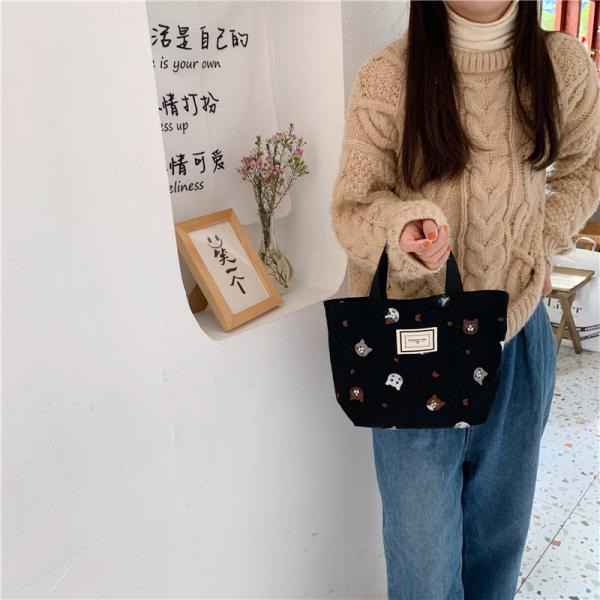 トートバッグ 帆布 ミニトートバッグ 仕切り レディース メンズ おしゃれ 20代 キャンバス 小さ...