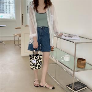 トートバッグ 帆布 ヒョウ柄 レディース メン...の詳細画像2
