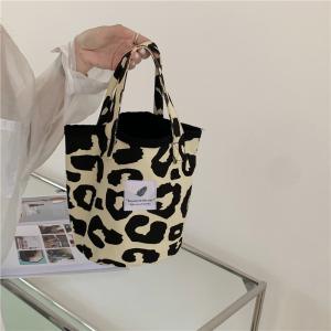 トートバッグ 帆布 ヒョウ柄 レディース メン...の詳細画像3
