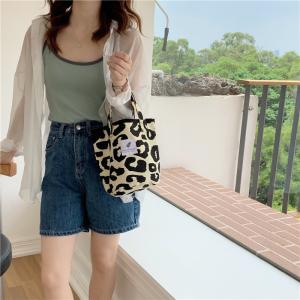 トートバッグ 帆布 ヒョウ柄 レディース メン...の詳細画像4