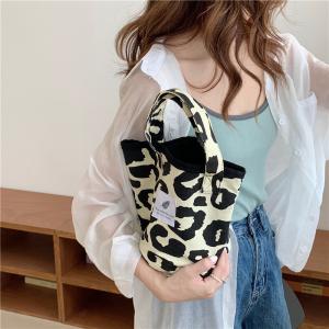 トートバッグ 帆布 ヒョウ柄 レディース メン...の詳細画像5