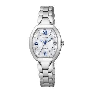 シチズン CITIZEN 腕時計 ES8060-65W エクシード レディース EXCEED エコ ドライブ電波時計 アナログ チタンバンド ソーラー電波