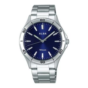 SEIKO 腕時計 AQPK411 ALBA メンズ ステンレスバンド クオーツ アナログ