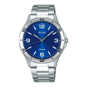腕時計 SEIKO AQPK412 ALBA メンズ ステンレスバンド クオーツ アナログ