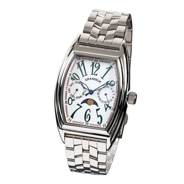 （正規輸入品）(グランドール)GRANDEUR 腕時計 JGR002W1 メンズ 日本製 トノー型 ...