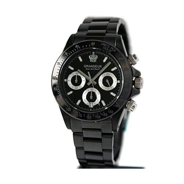（正規輸入品）(グランドール)GRANDEUR 腕時計 JGR005W1 メンズ 日本製 クロノグラ...