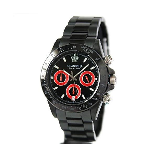 （正規輸入品）(グランドール)GRANDEUR 腕時計 JGR005W2 メンズ 日本製 クロノグラ...