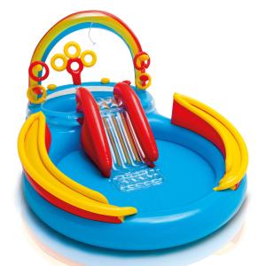 家庭用プール レインボーリングプレイセンター おうちあそび ボールプールにも INTEX （57453）（ラッピング不可）